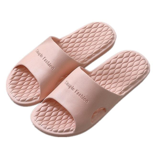 Summer Home Mens Slippers Simple Black White Shoes Non-Slip Bathroom Slides Flip Flops Indoor Women Slippers Soft Slides Slippers For Men Cloud Cushioned Slides Thick Non-Slip Pool Gym House Slipper Stevvex