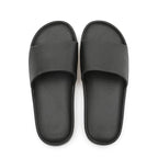 Summer Home Mens Slippers Simple Black White Shoes Non-Slip Bathroom Slides Flip Flops Indoor Women Slippers Soft Slides Slippers For Men Cloud Cushioned Slides Thick Non-Slip Pool Gym House Slipper Stevvex