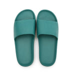 Summer Home Mens Slippers Simple Black White Shoes Non-Slip Bathroom Slides Flip Flops Indoor Women Slippers Soft Slides Slippers For Men Cloud Cushioned Slides Thick Non-Slip Pool Gym House Slipper Stevvex