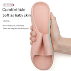 Summer Home Mens Slippers Simple Black White Shoes Non-Slip Bathroom Slides Flip Flops Indoor Women Slippers Soft Slides Slippers For Men Cloud Cushioned Slides Thick Non-Slip Pool Gym House Slipper Stevvex