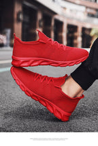 Summer Men's Casual Light Sneaker Outdoor Breathable Mesh Fashion Sports White Popular Style Running Casual Sneakers Couple Walk Sport Running Athletic Non Slip Fashion Sneakers Stevvex