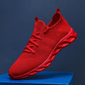 Summer Men's Casual Light Sneaker Outdoor Breathable Mesh Fashion Sports White Popular Style Running Casual Sneakers Couple Walk Sport Running Athletic Non Slip Fashion Sneakers Stevvex