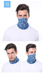 Summer Men Women Camouflage Bandana Half Face Mask Neck Gaiter Cover Face Scarf  Cycling Hunting Fishing Balaclava Scarf Unisex Men Women Bandanas Polyester Breathable Windproof Anti UV Neck Cover Camping Hiking Climbing Face Mask Stevvex