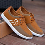Summer Mens Casual Elegant Business Shoes Breathable Canvas Shoes Fashion Casual Shoes Fashion Sneakers Breathable Comfort Walking Shoes Modern Design