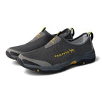 Summer Mesh Beach Men Shoes  Lightweight Breathable Walking Footwear New Slip-On Comfortable Outdoor Walking Footwear Non-Slip Running Climbing Shoes Sneakers Lightweight Breathable Walking Shoes Stevvex