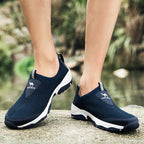Summer Mesh Beach Men Shoes  Lightweight Breathable Walking Footwear New Slip-On Comfortable Outdoor Walking Footwear Non-Slip Running Climbing Shoes Sneakers Lightweight Breathable Walking Shoes Stevvex