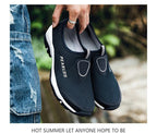 Summer Mesh Beach Men Shoes  Lightweight Breathable Walking Footwear New Slip-On Comfortable Outdoor Walking Footwear Non-Slip Running Climbing Shoes Sneakers Lightweight Breathable Walking Shoes Stevvex
