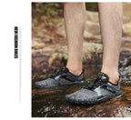 Summer Outdoor Mens Sports Water Shoes Non-Slip Beach Shoes Barefoot Upstream Shoes Quick-Dry Aqua Sock Barefoot For Beach Swim River Pool Lake Hiking Kayaking Surfing