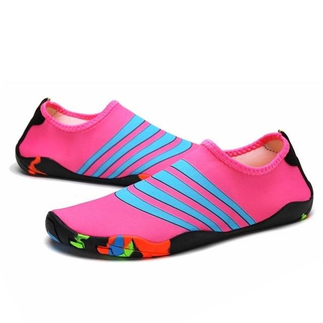 Summer Outdoor Mens Sports Water Shoes Non-Slip Beach Shoes Barefoot Upstream Shoes Quick-Dry Aqua Sock Barefoot For Beach Swim River Pool Lake Hiking Kayaking Surfing