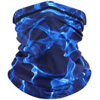 Summer Printed Bandana Hiking Neck Gaiter Hunting Half Face Cover Cycling Running Tube Scarf Fishing Sports Cool Mask Men Women Outdoor Sports Face Mask Dustproof Winter Hiking Scarves Half Mask Balaclava Ski Mask with Ear Loop