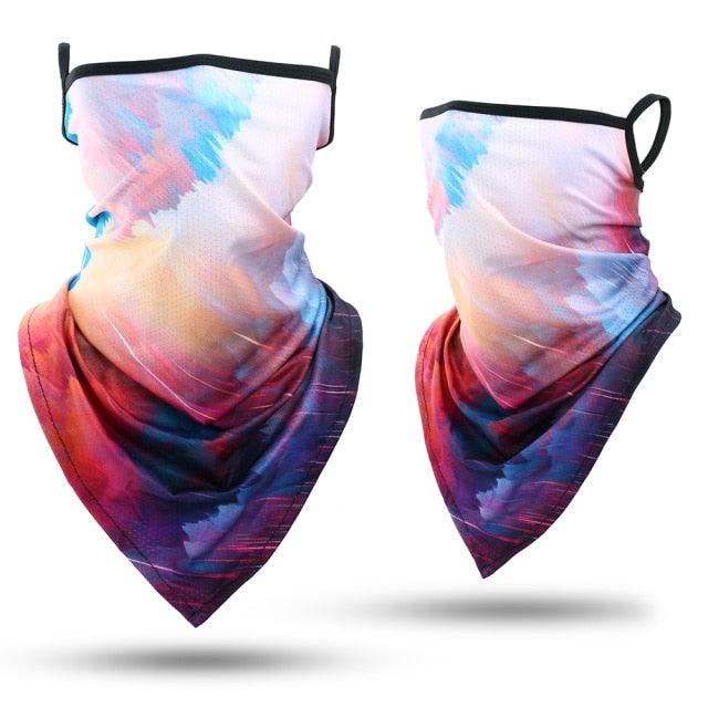 Summer Printed Triangle Bandana Running Bicycle Half Face Masks  Hunting Ski Hiking Fishing Cycling Snowboard Men Headband MTB Fishing Mask Night Reflection Bike Paintball Mask Outdoor Hunting Shamash Scarf Men Women Stevvex