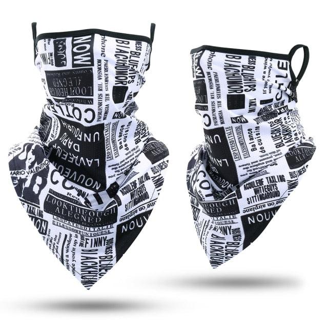 Summer Printed Triangle Bandana Running Bicycle Half Face Masks  Hunting Ski Hiking Fishing Cycling Snowboard Men Headband MTB Fishing Mask Night Reflection Bike Paintball Mask Outdoor Hunting Shamash Scarf Men Women Stevvex
