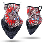 Summer Printed Triangle Bandana Running Bicycle Half Face Masks  Hunting Ski Hiking Fishing Cycling Snowboard Men Headband MTB Fishing Mask Night Reflection Bike Paintball Mask Outdoor Hunting Shamash Scarf Men Women Stevvex