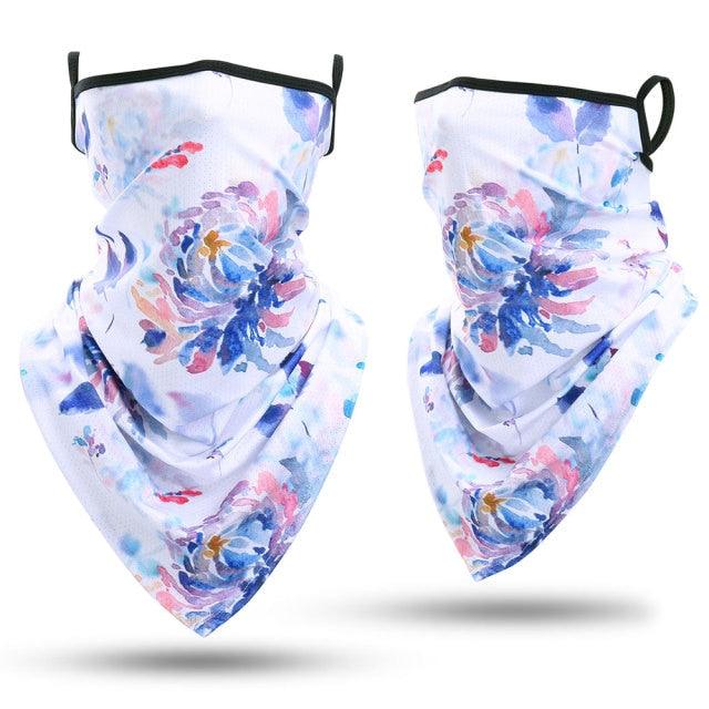 Summer Printed Triangle Bandana Running Bicycle Half Face Masks  Hunting Ski Hiking Fishing Cycling Snowboard Men Headband MTB Fishing Mask Night Reflection Bike Paintball Mask Outdoor Hunting Shamash Scarf Men Women Stevvex