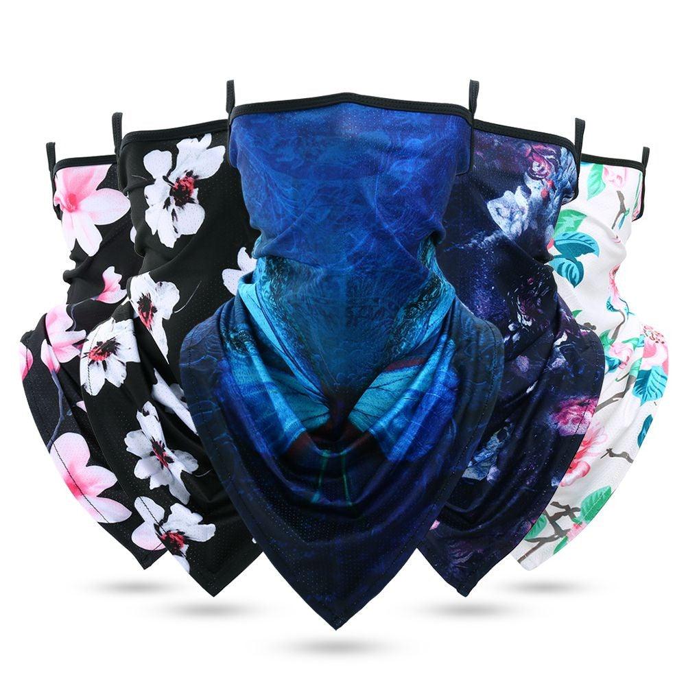 Summer Printed Triangle Bandana Running Bicycle Half Face Masks  Hunting Ski Hiking Fishing Cycling Snowboard Men Headband MTB Fishing Mask Night Reflection Bike Paintball Mask Outdoor Hunting Shamash Scarf Men Women Stevvex