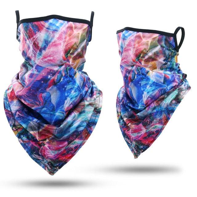 Summer Printed Triangle Bandana Running Bicycle Half Face Masks  Hunting Ski Hiking Fishing Cycling Snowboard Men Headband MTB Fishing Mask Night Reflection Bike Paintball Mask Outdoor Hunting Shamash Scarf Men Women Stevvex