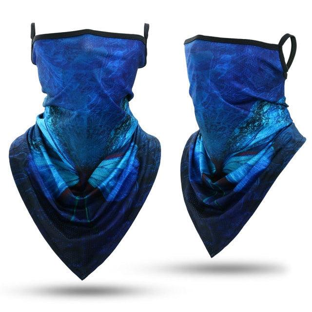 Summer Printed Triangle Bandana Running Bicycle Half Face Masks  Hunting Ski Hiking Fishing Cycling Snowboard Men Headband MTB Fishing Mask Night Reflection Bike Paintball Mask Outdoor Hunting Shamash Scarf Men Women Stevvex