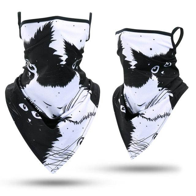 Summer Printed Triangle Bandana Running Bicycle Half Face Masks  Hunting Ski Hiking Fishing Cycling Snowboard Men Headband MTB Fishing Mask Night Reflection Bike Paintball Mask Outdoor Hunting Shamash Scarf Men Women Stevvex