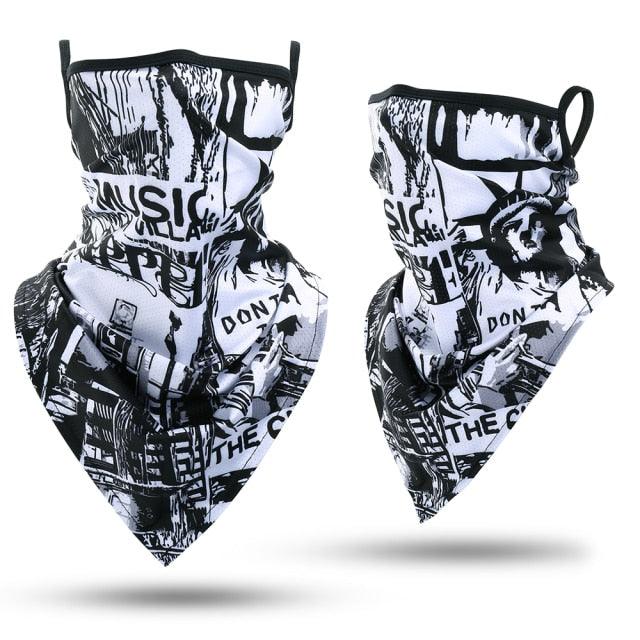 Summer Printed Triangle Bandana Running Bicycle Half Face Masks  Hunting Ski Hiking Fishing Cycling Snowboard Men Headband MTB Fishing Mask Night Reflection Bike Paintball Mask Outdoor Hunting Shamash Scarf Men Women Stevvex