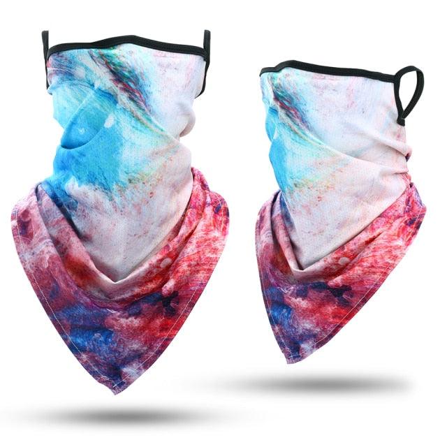 Summer Printed Triangle Bandana Running Bicycle Half Face Masks  Hunting Ski Hiking Fishing Cycling Snowboard Men Headband MTB Fishing Mask Night Reflection Bike Paintball Mask Outdoor Hunting Shamash Scarf Men Women Stevvex