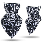 Summer Printed Triangle Bandana Running Bicycle Half Face Masks  Hunting Ski Hiking Fishing Cycling Snowboard Men Headband MTB Fishing Mask Night Reflection Bike Paintball Mask Outdoor Hunting Shamash Scarf Men Women Stevvex