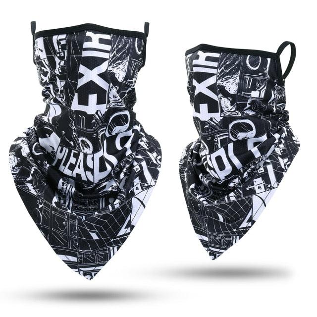 Summer Printed Triangle Bandana Running Bicycle Half Face Masks  Hunting Ski Hiking Fishing Cycling Snowboard Men Headband MTB Fishing Mask Night Reflection Bike Paintball Mask Outdoor Hunting Shamash Scarf Men Women Stevvex