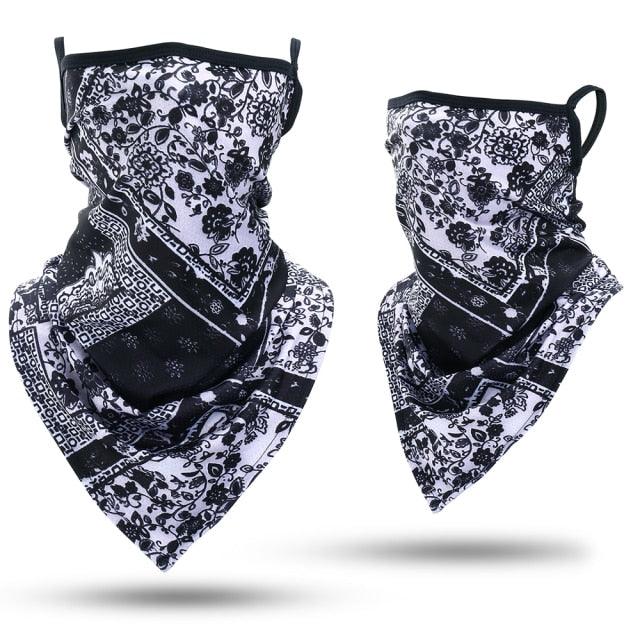 Summer Printed Triangle Bandana Running Bicycle Half Face Masks  Hunting Ski Hiking Fishing Cycling Snowboard Men Headband MTB Fishing Mask Night Reflection Bike Paintball Mask Outdoor Hunting Shamash Scarf Men Women Stevvex