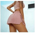 Summer Running Shorts Women 2 In 1 Marathon Quick Dry Shorts Gym Loose Sport Breathable Yoga Shorts Stevvex