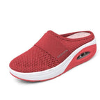 Summer Sandals Fashion Platform Slippers Outdoor Casual Flip Flops Comfy Slippers Women Flats Mesh Shoes Casual Air Cushion Platform Mesh Mules Sneaker Sandals For Female Lightweight Beach Shoes Outdoor Slippers Stevvex