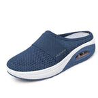 Summer Sandals Fashion Platform Slippers Outdoor Casual Flip Flops Comfy Slippers Women Flats Mesh Shoes Casual Air Cushion Platform Mesh Mules Sneaker Sandals For Female Lightweight Beach Shoes Outdoor Slippers Stevvex