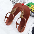 Summer Sandals Women New Flat Slides Flip Flops Seaside Vacation Shoes Woman Beach Flat Style Casual Sandals Slippers Beach Shoes Dress Summer Beach Shoes Thong Slippers Stevvex