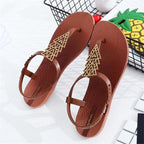 Summer Sandals Women New Flat Slides Flip Flops Seaside Vacation Shoes Woman Beach Flat Style Casual Sandals Slippers Beach Shoes Dress Summer Beach Shoes Thong Slippers Stevvex
