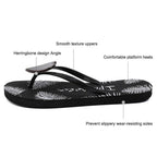 Summer Slippers Shoes Woman Pink Open Toe Flip Flops Clear Women Outdoor Flat Beach Slides Comfort Thong Style Flip Flops Sandals With Arch Support Heel Cup Stevvex