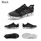 Summer Sport Mens Casual Workout Shoes Air Mesh Sneakers Fashion Foam Footwear Black Beach Water Fisherman Breathable Men Jogging Tennis Sport Sneakers Stevvex