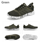 Summer Sport Mens Casual Workout Shoes Air Mesh Sneakers Fashion Foam Footwear Black Beach Water Fisherman Breathable Men Jogging Tennis Sport Sneakers Stevvex