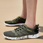 Summer Sport Mens Casual Workout Shoes Air Mesh Sneakers Fashion Foam Footwear Black Beach Water Fisherman Breathable Men Jogging Tennis Sport Sneakers Stevvex