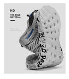 Summer Sport Mens Casual Workout Shoes Air Mesh Sneakers Fashion Foam Footwear Black Beach Water Fisherman Breathable Men Jogging Tennis Sport Sneakers Stevvex