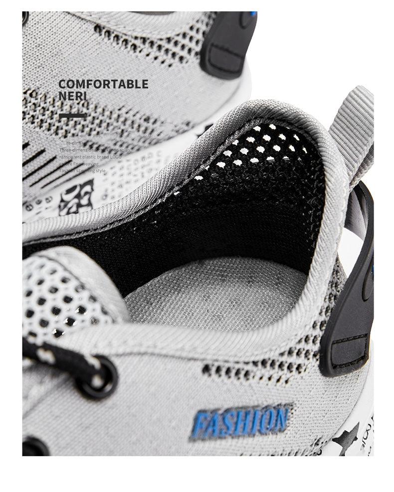 Summer Sport Mens Casual Workout Shoes Air Mesh Sneakers Fashion Foam Footwear Black Beach Water Fisherman Breathable Men Jogging Tennis Sport Sneakers Stevvex