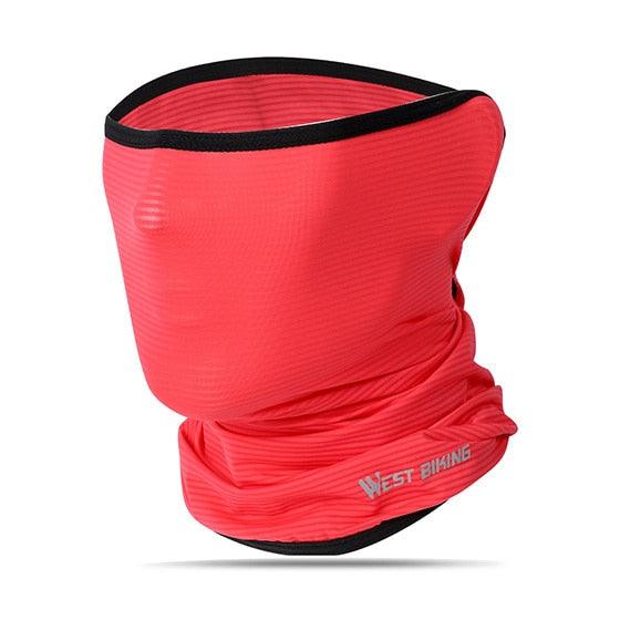 Summer Sports Scarf Ice Silk Bike Headwear Anti-UV Breathable Running Bandana Protection Cycling Equipment Washable Cloth Bandanas Women Men Neck Gaiter Cover Turban Multipurpose Balaclava Elastic UV Face Shields for Women Stevvex