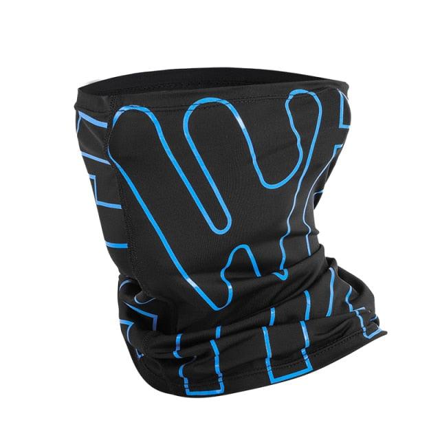 Summer Sports Scarf Ice Silk Bike Headwear Anti-UV Breathable Running Bandana Protection Cycling Equipment Washable Cloth Bandanas Women Men Neck Gaiter Cover Turban Multipurpose Balaclava Elastic UV Face Shields for Women Stevvex