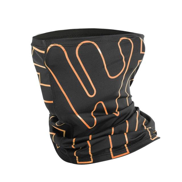 Summer Sports Scarf Ice Silk Bike Headwear Anti-UV Breathable Running Bandana Protection Cycling Equipment Washable Cloth Bandanas Women Men Neck Gaiter Cover Turban Multipurpose Balaclava Elastic UV Face Shields for Women Stevvex