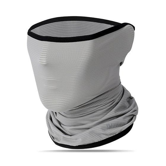 Summer Sports Scarf Ice Silk Bike Headwear Anti-UV Breathable Running Bandana Protection Cycling Equipment Washable Cloth Bandanas Women Men Neck Gaiter Cover Turban Multipurpose Balaclava Elastic UV Face Shields for Women Stevvex