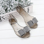 Summer Style Women Sandals Fashion Shoes Woman Casual Lightweight Toe Sandal Crystal Flat Shoes Round Toe Dress Open Toe Sandals Flip Flops Slip On Fashion Dress Shoes Stevvex