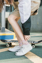 Summer Transparent Letter Patterned Socks Women Hollow Out Cotton Short Socks Thin Casual Ankle Socks Made Of Breathable Cotton Boat Socks For Women Stevvex
