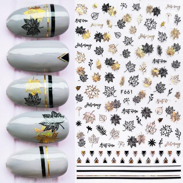 Summer Tropical Beach Coconut Tree Slippers 3D Nail Sticker Leaves Shell Transfer Decals Slider Decoration Manicures  Tip Water Transfer Nail Decals Sticker For Pretty Girl Self-Adhesive Nail Decals Designer Nail Stickers for Acrylic Stevvex