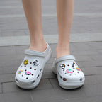 Summer Women Clogs Platform Garden Sandals Fruit Slippers Beach Shoes Increase Outdoor Unisex Garden Clogs Shoes Comfortable Slip-on Summer Beach Sandals