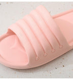Summer Women Indoor Slippers Floor Flat Shoes Indoor Eva Flip Flops Non-Slip Bathroom Home Slippers Quick Drying Sandals EVA Anti-slip Open Toe Soft Slippers Shoes Pool Slippers