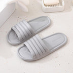 Summer Women Indoor Slippers Floor Flat Shoes Indoor Eva Flip Flops Non-Slip Bathroom Home Slippers Quick Drying Sandals EVA Anti-slip Open Toe Soft Slippers Shoes Pool Slippers