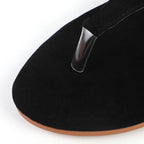 Summer Women's Sandals Fashion Fat Bottom Female Clip Toe Shoes Outdoor Beach Sandal Flat Sandal Ankle Strap Open Toe Breathable Summer Sandals Adjustable Buckle Strap Women Sandals