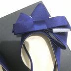 Summer Women's Shoes Silk Satin Trendy Slippers Flat Heel Women's Shoes Silk Satin Pointed Bow Tie Flat Heel Outdoor Sandals Slides Party Sandals Casual Shoes Summer Low Heeled Stevvex
